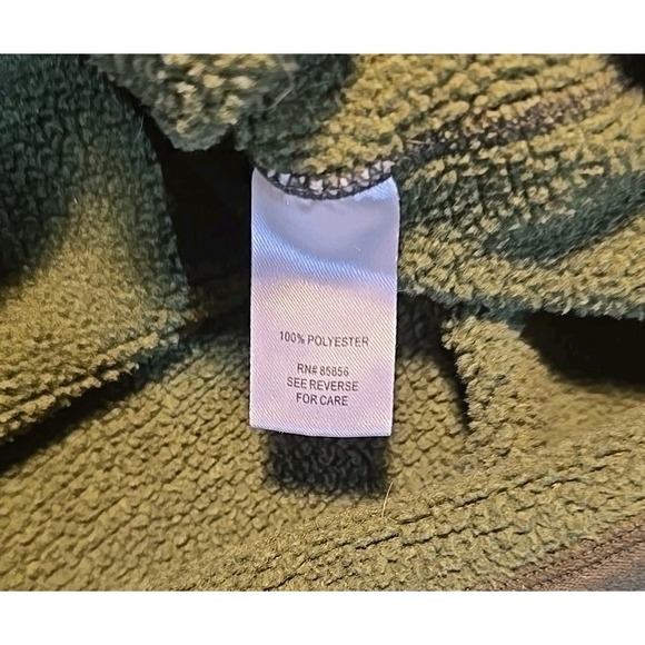 Gander Mountain Guide Series Men's Green 1/4 Zip Fleece Shirt Jacket  Size Large - Picture 11 of 13